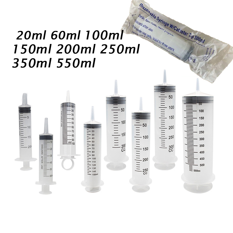 Food Storage Vacuum Pump - 20 ミリリットル-550 ミリリットル大容量注射器再利用可能な針チューブバレル油液スケール吸引真空シリンジポンプ抽出ホース 30-100