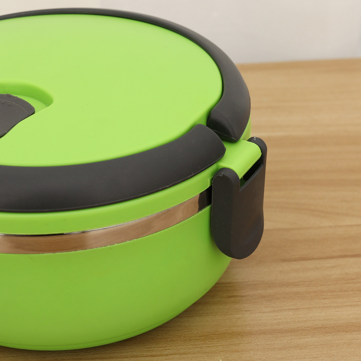Lock And Lock Food Storage - 二重構造ステンレス製ランチボックス 保温・漏れ防止ロック付き容器 食品分離収納 家庭・職場・学校用
