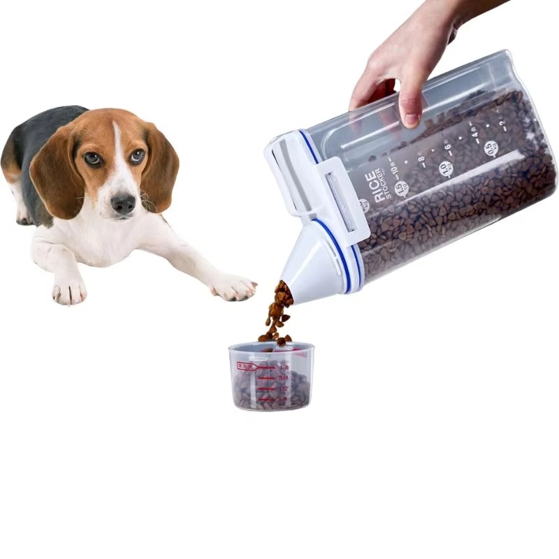 Food Storage Dog - ホットセール！エコフレンドリーなプラスチック製ペットフード収納容器、犬用必需品