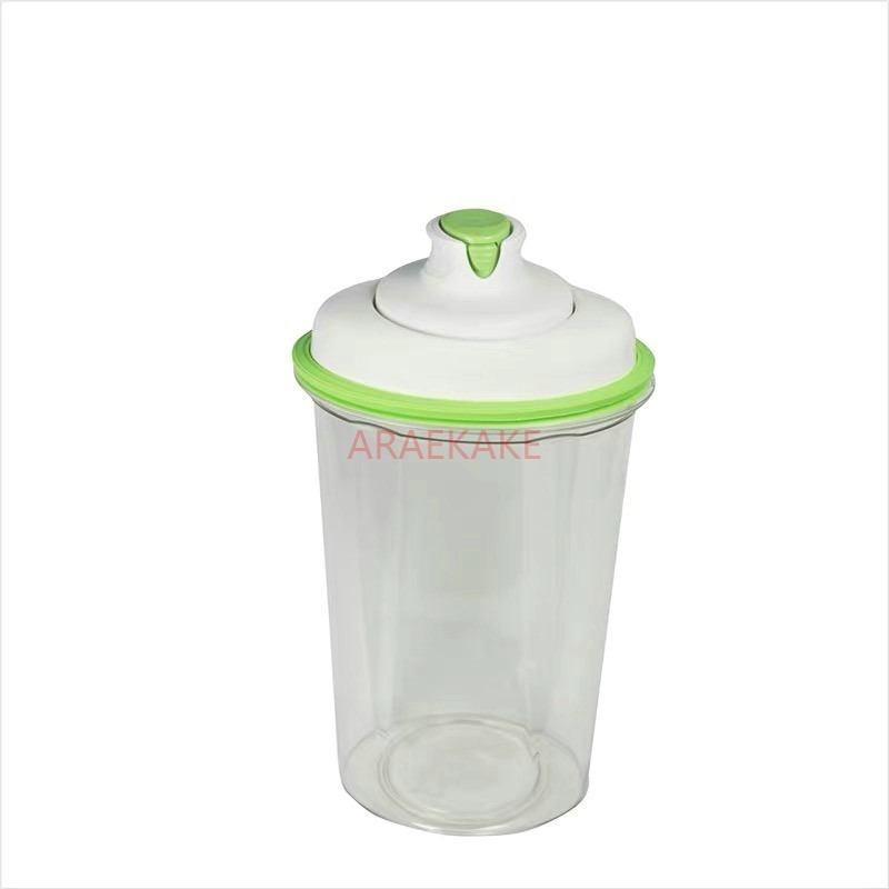 Food Storage Vacuum Pump - 密閉保存バケツ、防湿・鮮度保持真空キャットフードバケツ、電池式真空ポンプ