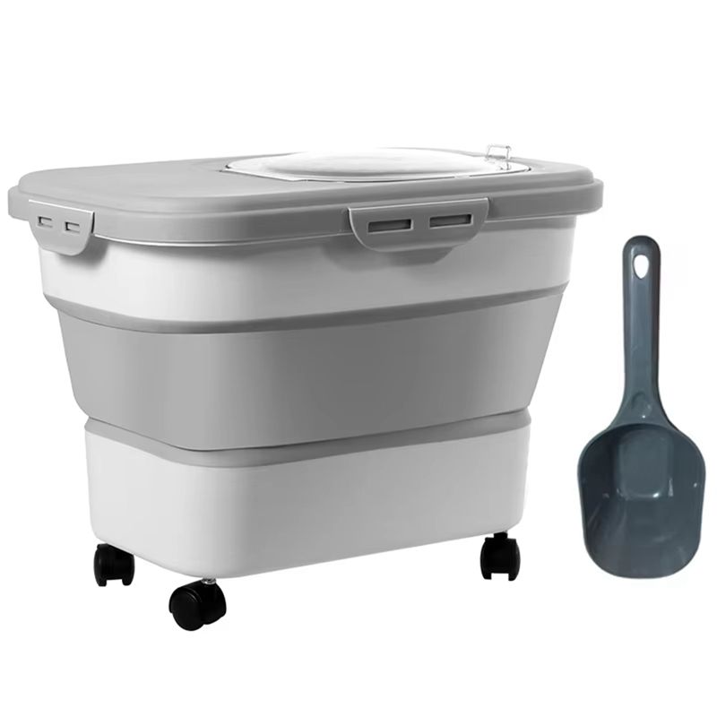 Food Storage Dog - HLZS-食品保存容器 犬用フード容器 密閉蓋付き、猫用ドライフードやその他のペットフードに適しています