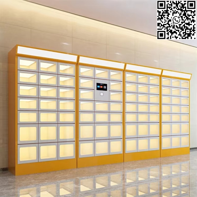 Lock And Lock Food Storage - カスタム両面ロッカー電子ロック付き冷間圧延鋼スマート食品保管庫工場直送