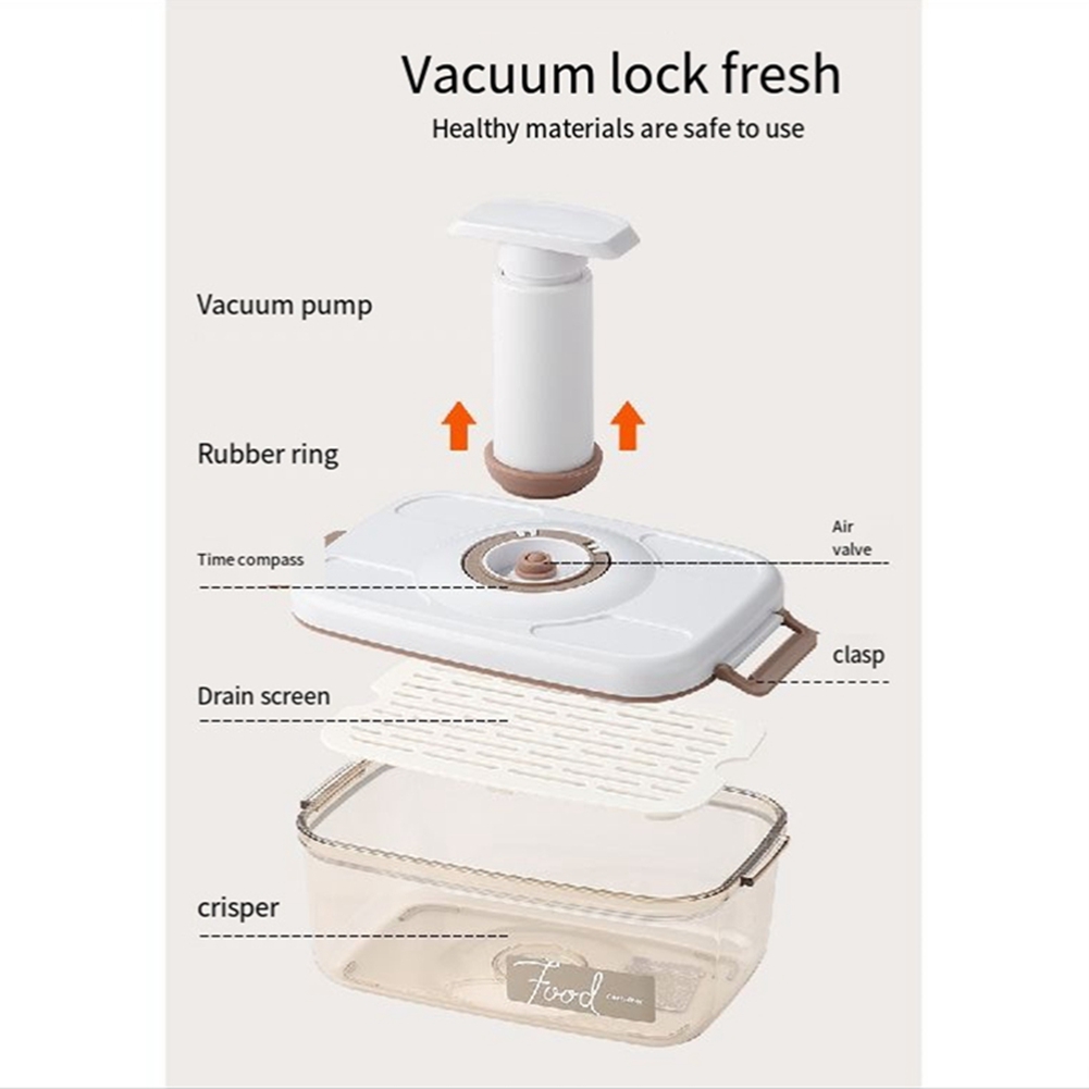 ABLG 真空容器 食品保存用 手動ポンプ付き ポータブルパ - Food Storage Vacuum Pump のレビューと価格