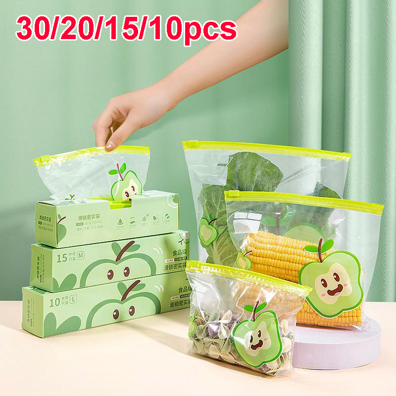 再利用可能なジップロックバッグ食品グレード透明保存袋冷蔵庫鮮 - Lock And Lock Food Storage のレビューと価格