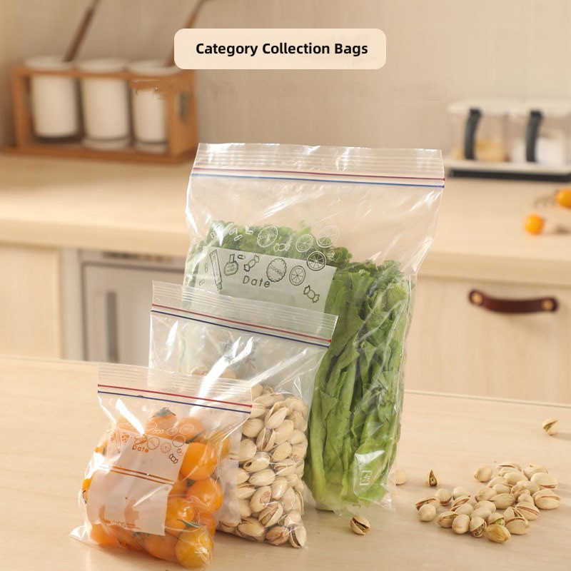 再利用可能なジップロックバッグ食品グレード透明保存袋冷蔵庫鮮 - Lock And Lock Food Storage のレビューと価格