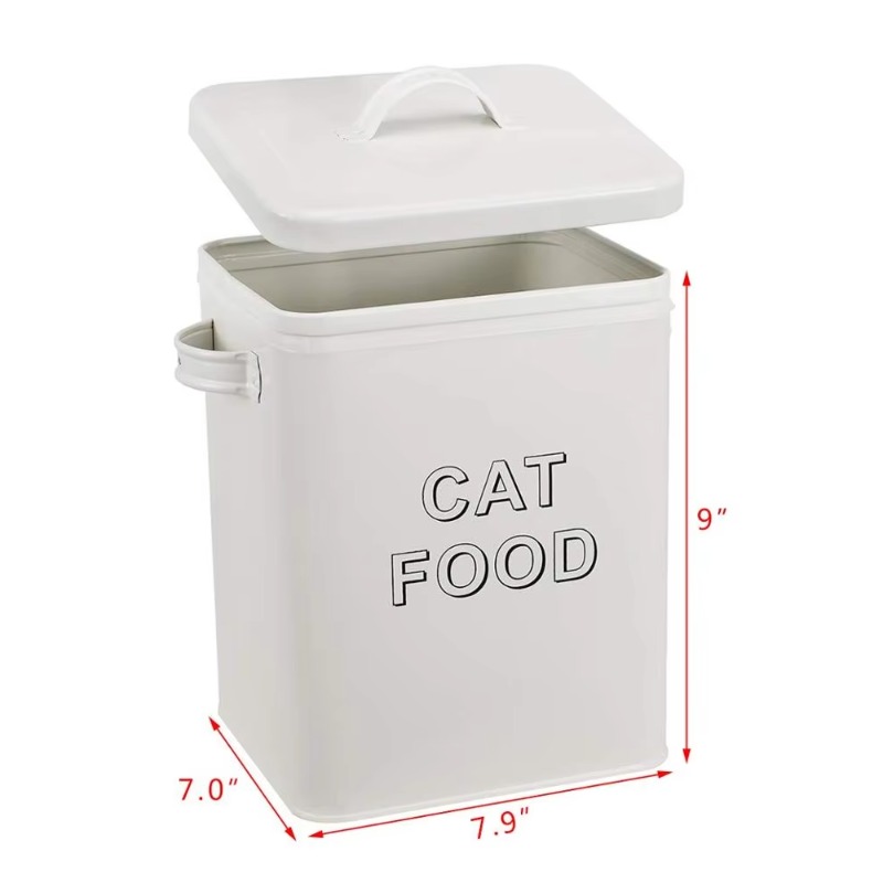 ペット用おやつとフード収納容器、蓋とサービングスクープ付きの - Food Storage Dog のレビューと価格