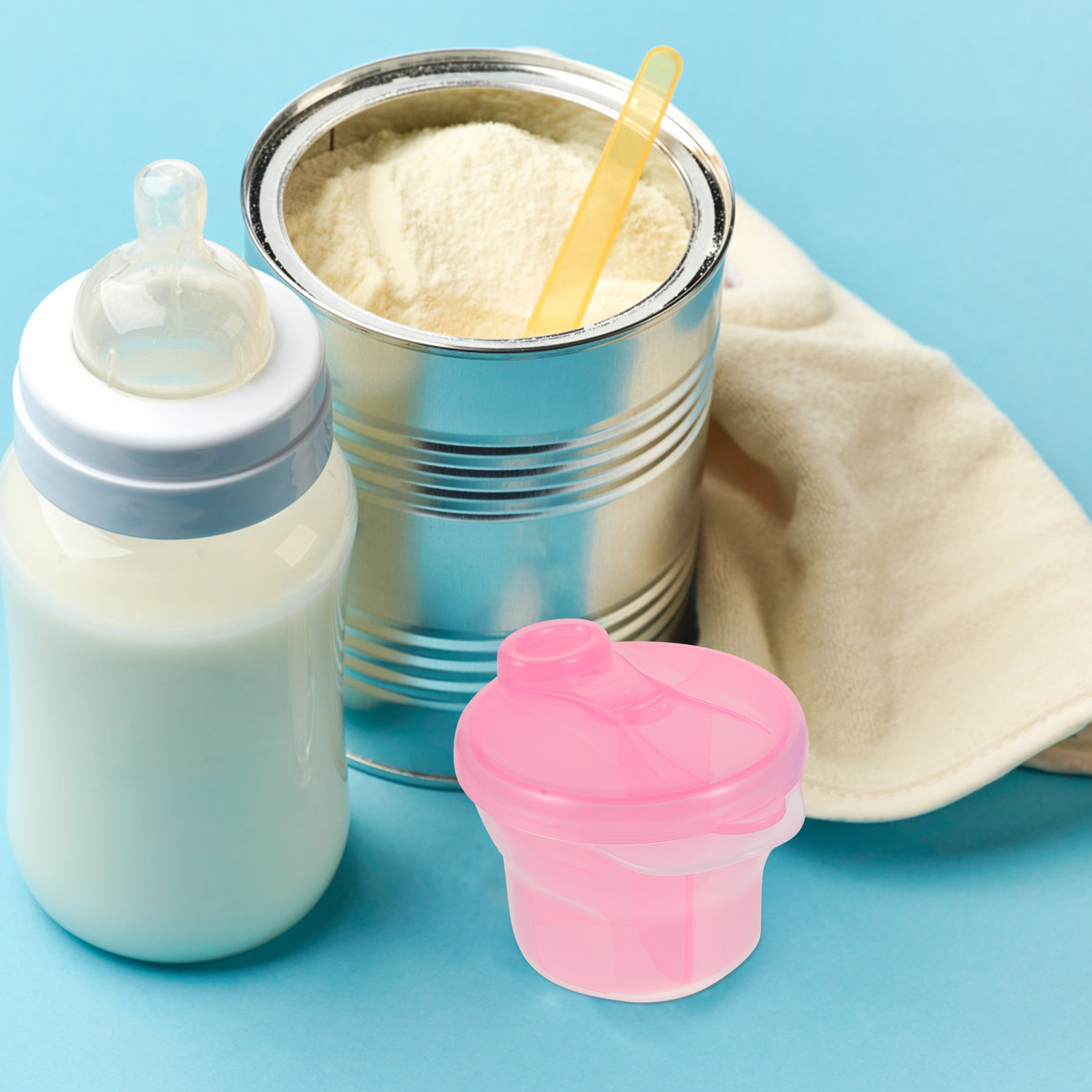 4個入りベビーフード保存ボックス、ミルクパウダーコンテナ、携 - Food Storage For Baby のレビューと価格