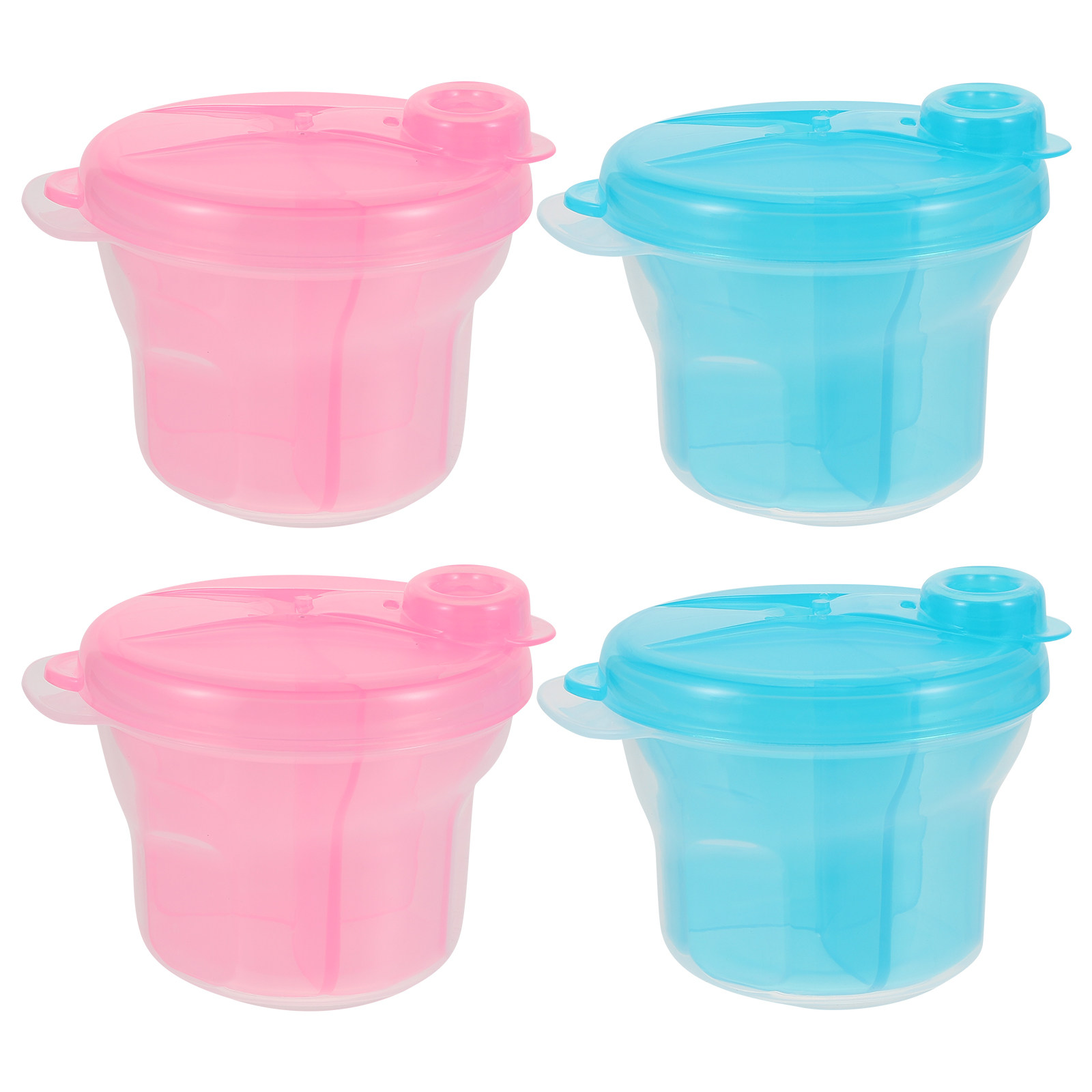 4個入りベビーフード保存ボックス、ミルクパウダーコンテナ、携 - Food Storage For Baby のレビューと価格