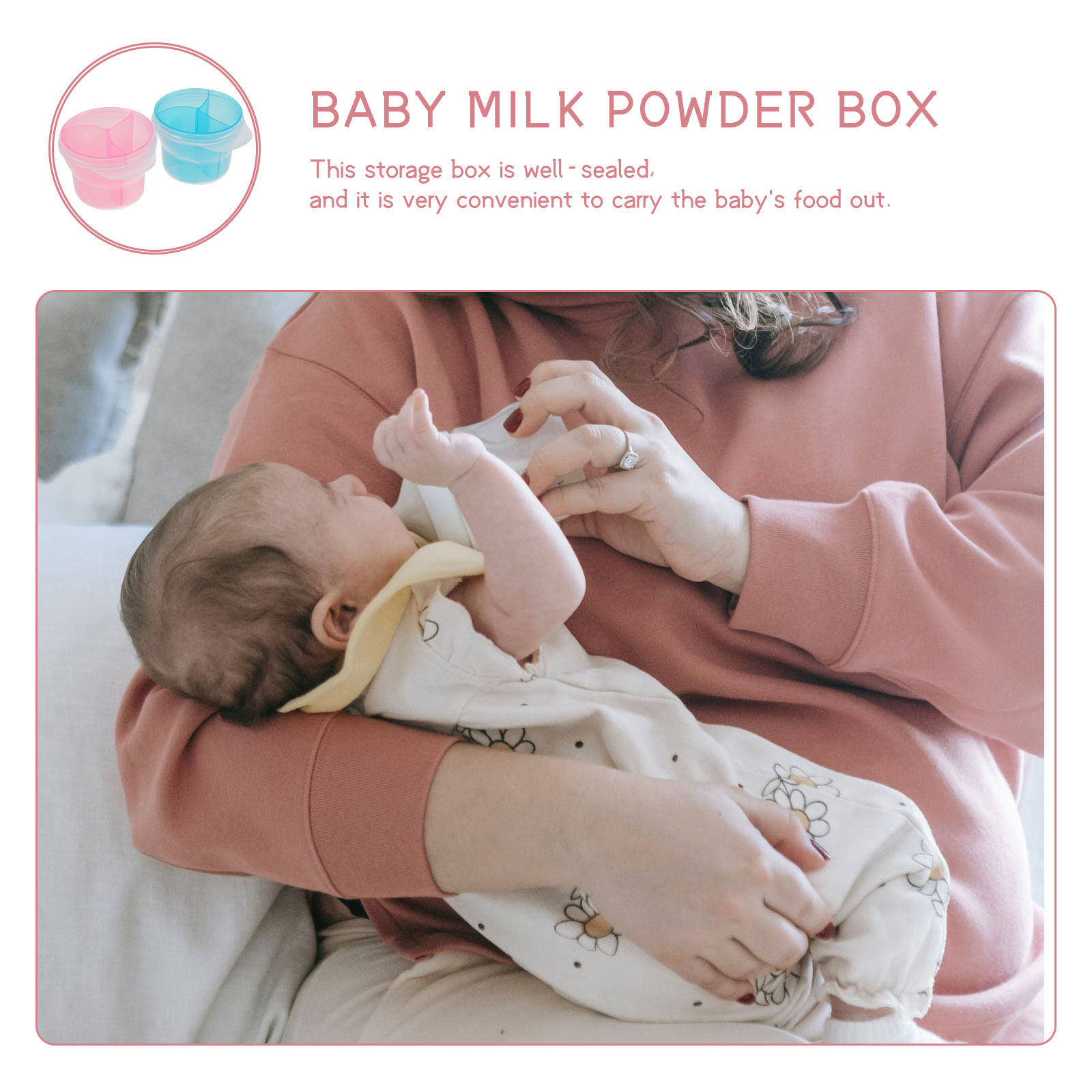 4個入りベビーフード保存ボックス、ミルクパウダーコンテナ、携 - Food Storage For Baby のレビューと価格