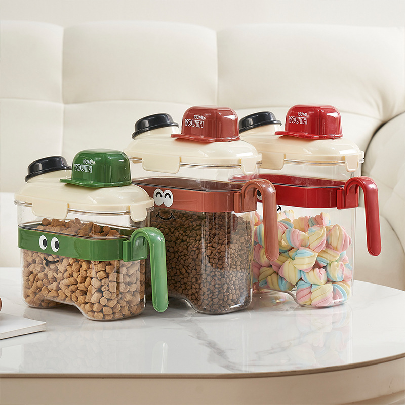 猫や犬のフード用防湿食品グレード保存容器、猫用フード用密閉ペ - Food Storage Dog のレビューと価格