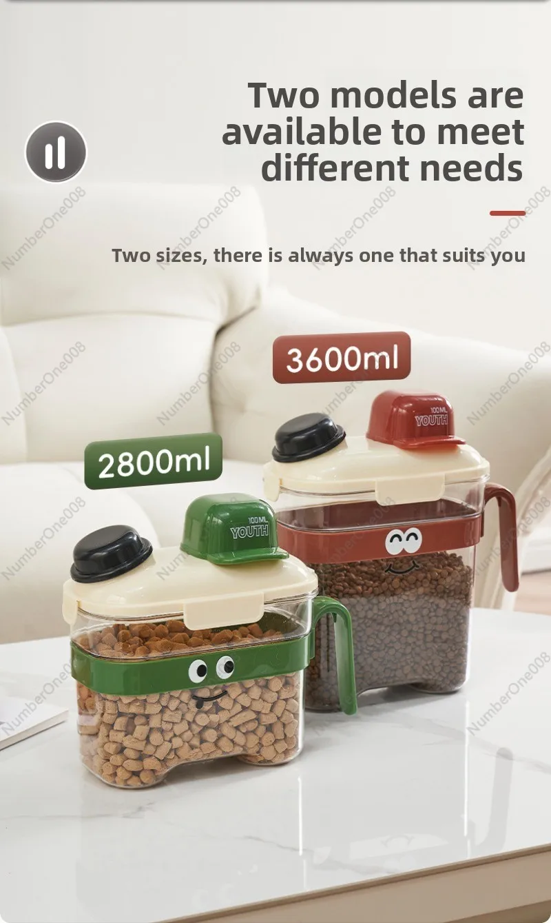 キャットフード収納バケツ ドッグフード密閉缶 防湿食品グレー - Food Storage Dog のレビューと価格