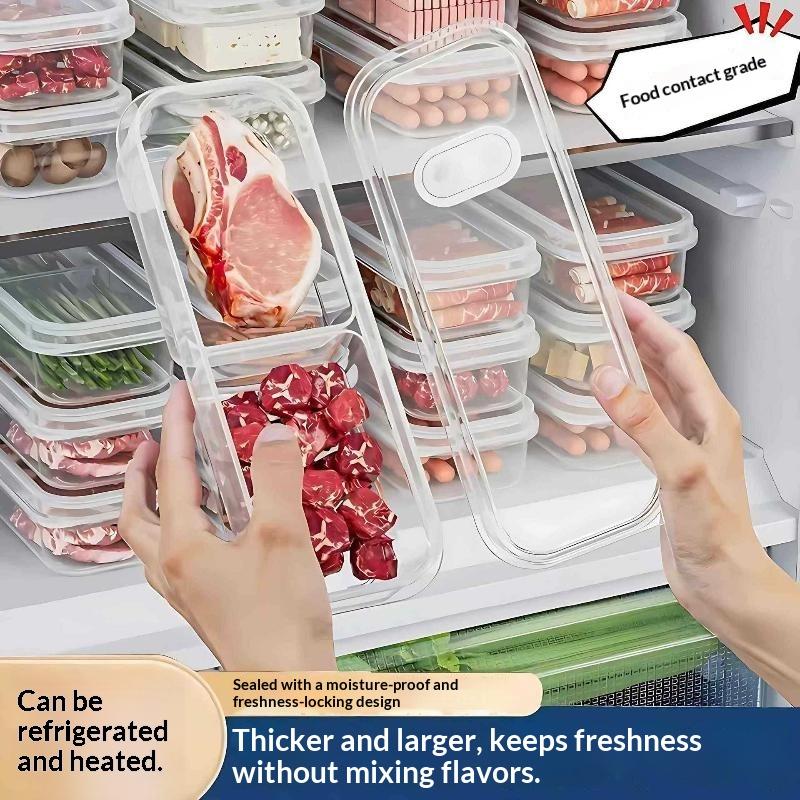 積み重ね可能な冷蔵庫・冷凍庫用オーガナイザー 1個入り 正方 - Food Storage In Pantry のレビューと価格