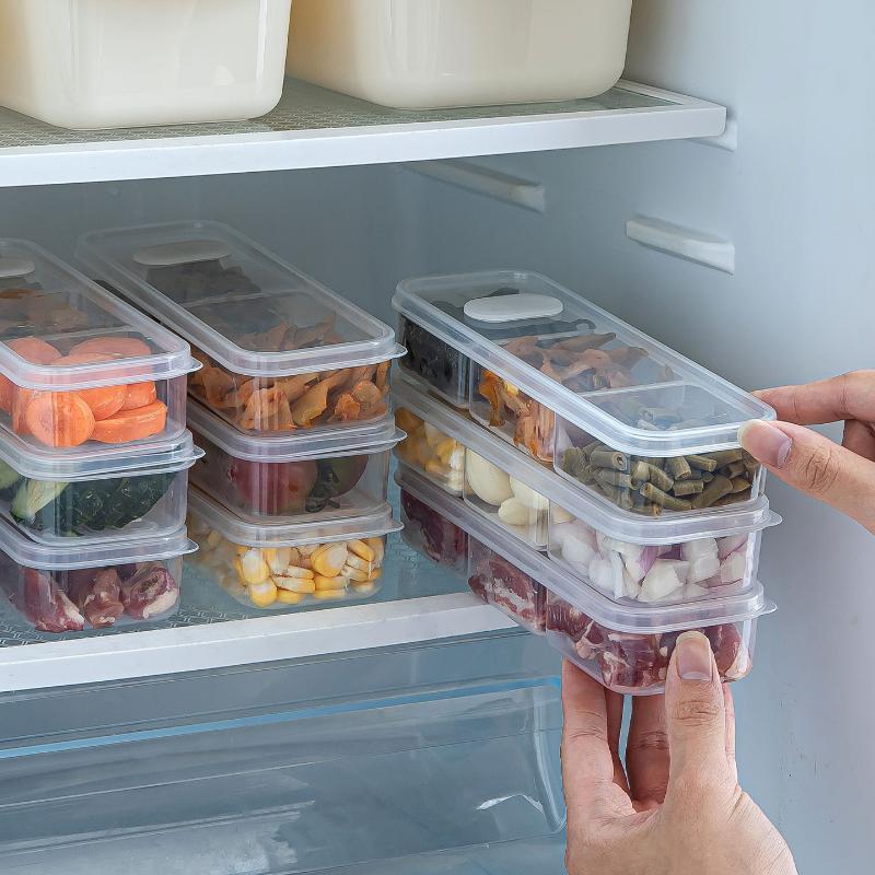 積み重ね可能な冷蔵庫・冷凍庫用オーガナイザー 1個入り 正方 - Food Storage In Pantry のレビューと価格
