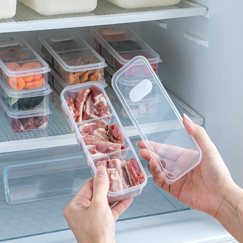 積み重ね可能な冷蔵庫・冷凍庫用オーガナイザー 1個入り 正方 - Food Storage In Pantry のレビューと価格