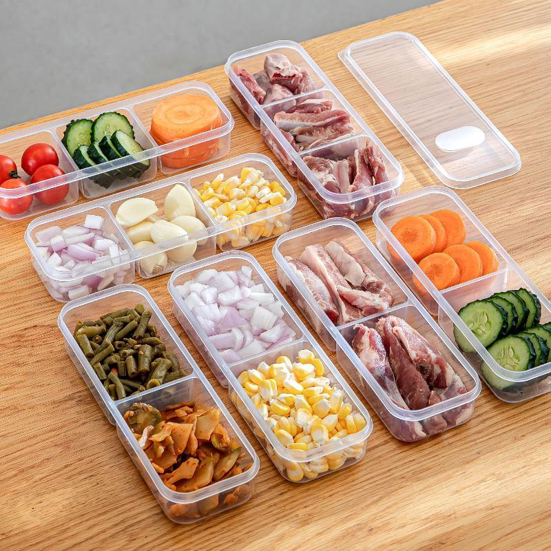 積み重ね可能な冷蔵庫・冷凍庫用オーガナイザー 1個入り 正方 - Food Storage In Pantry のレビューと価格