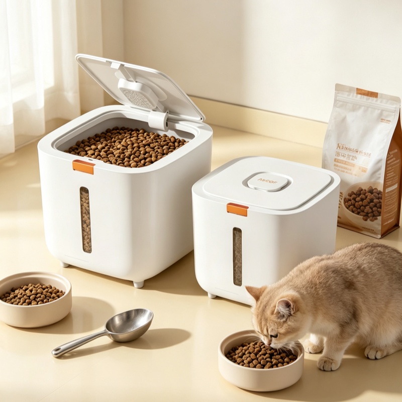 5/7KGペットフード収納ボックス、密閉ペットフード容器、気 - Food Storage Dog のレビューと価格