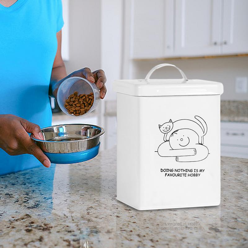犬のフードストレージコンテナ,蓋とスプーン付きの防水収納容器 - Food Storage Dog のレビューと価格