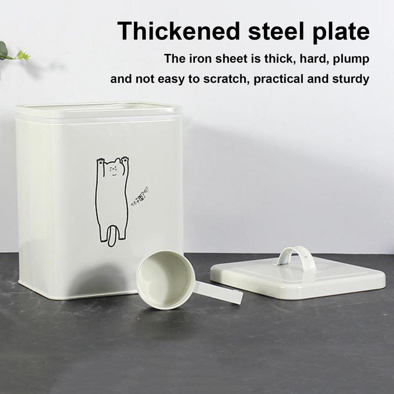 犬のフードストレージコンテナ,蓋とスプーン付きの防水収納容器 - Food Storage Dog のレビューと価格