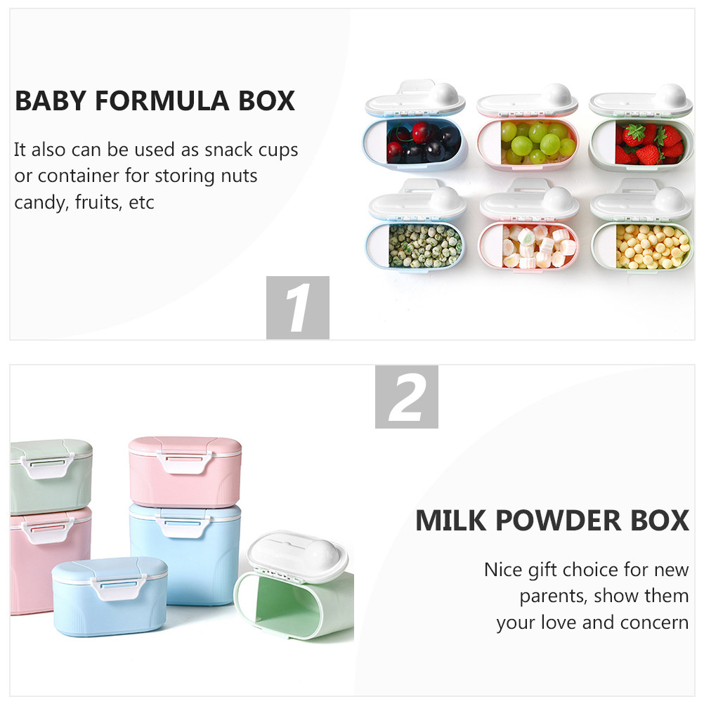 ベビーミルクパウダーディスペンサー ポータブル漏れ防止ベビー - Food Storage For Baby のレビューと価格