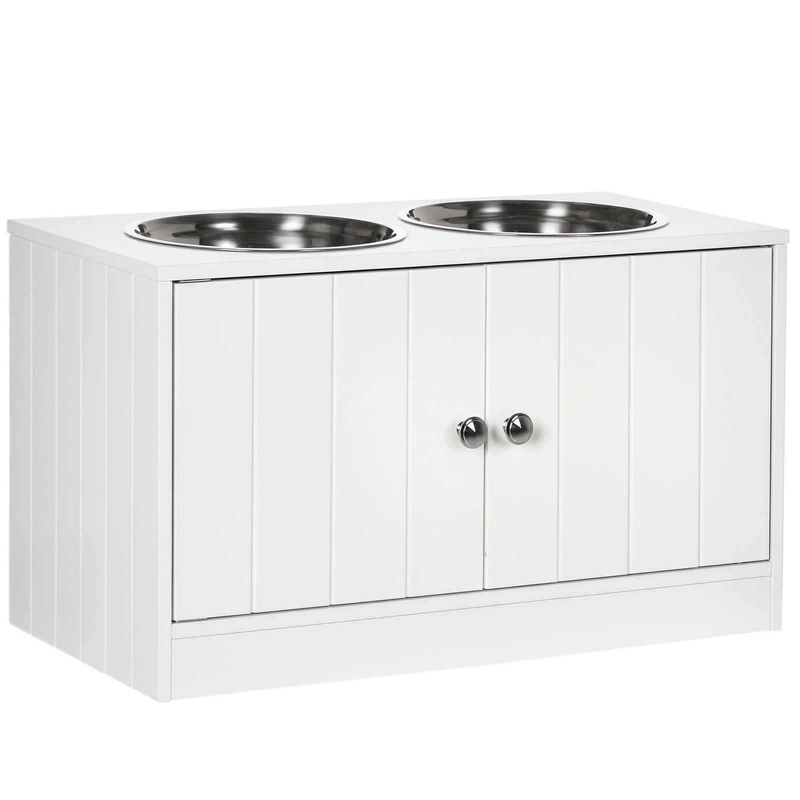 磁気ドア付きドッグフード収納キャビネット＆犬用給餌ステーショ - Food Storage Dog のレビューと価格