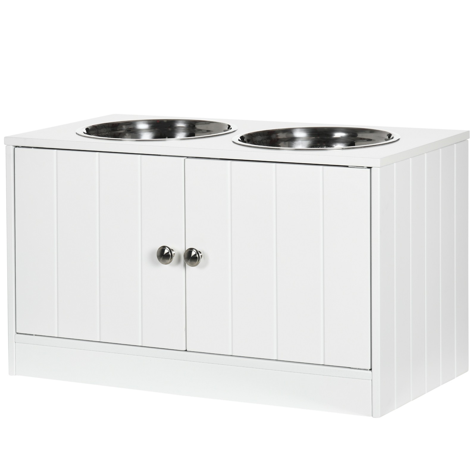 磁気ドア付きドッグフード収納キャビネット＆犬用給餌ステーショ - Food Storage Dog のレビューと価格
