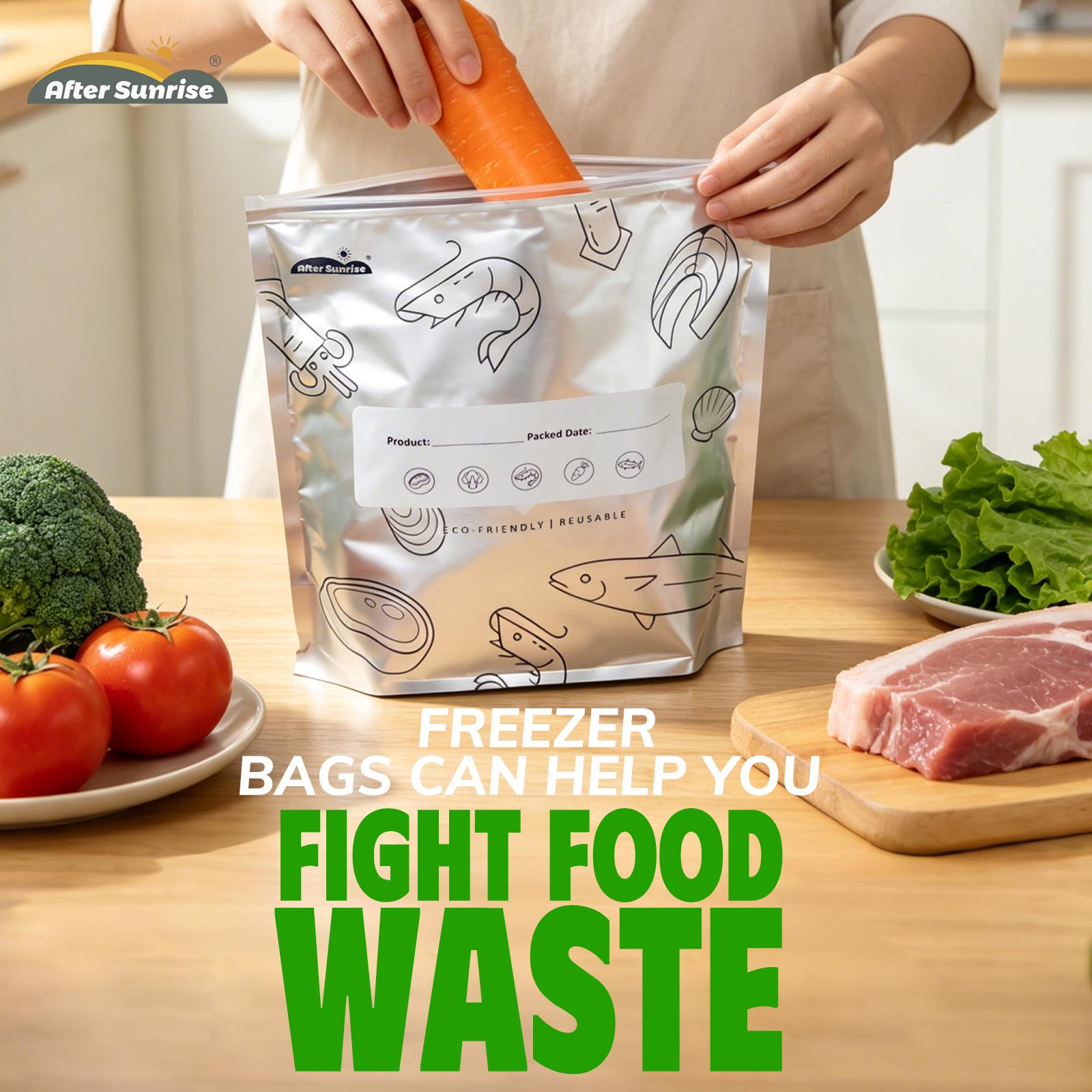 【冷蔵食品用】再利用可能なアルミホイル製密封保存袋、Afte - Lock And Lock Food Storage のレビューと価格