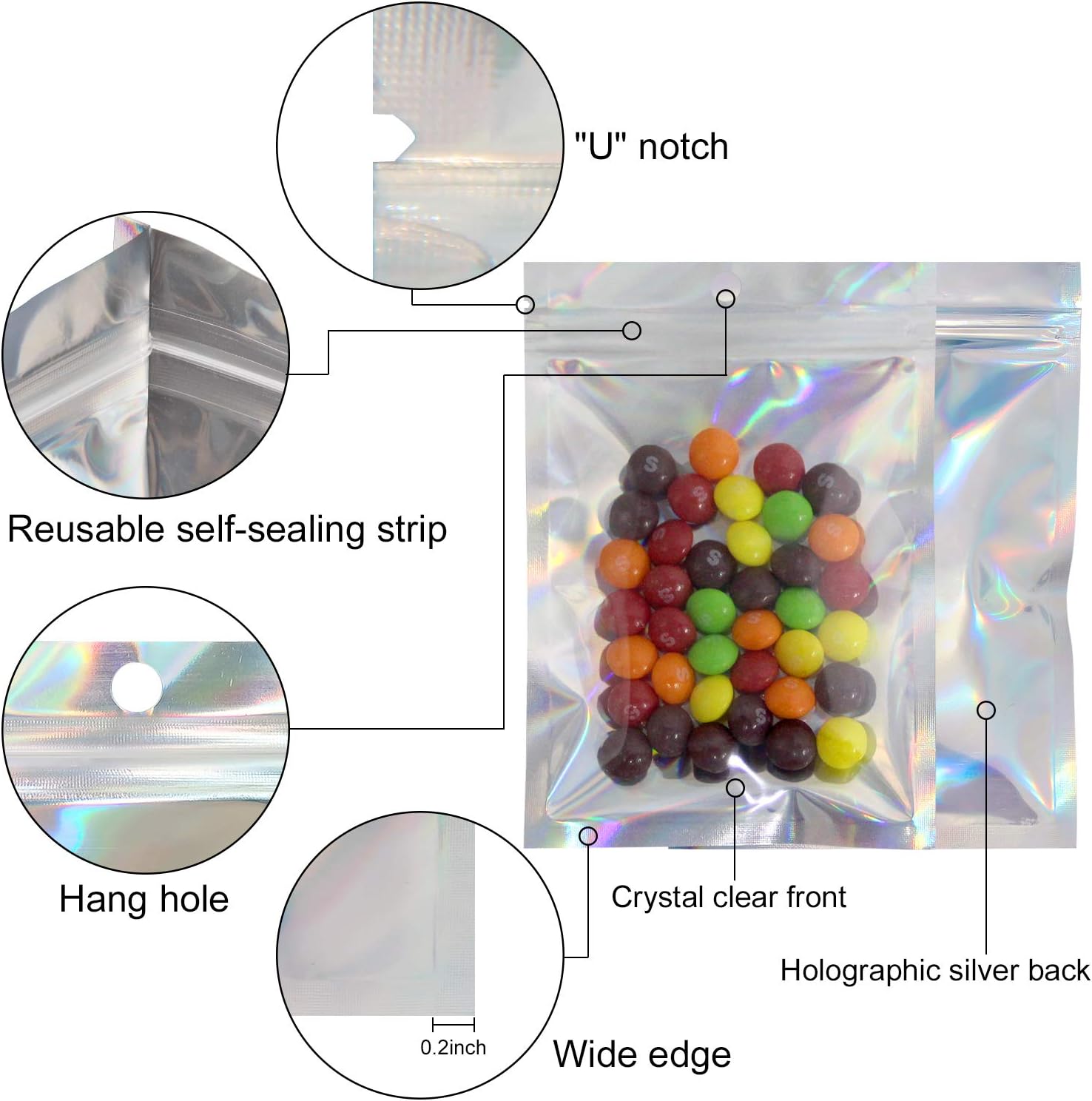 プラスチック製レーザーシーリングバッグ、キャンディー、フード - Lock And Lock Food Storage のレビューと価格