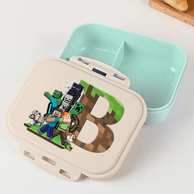 マインクラフト風弁当箱 ホットピクセルゲーム アルファベット - Food Storage Minecraft のレビューと価格