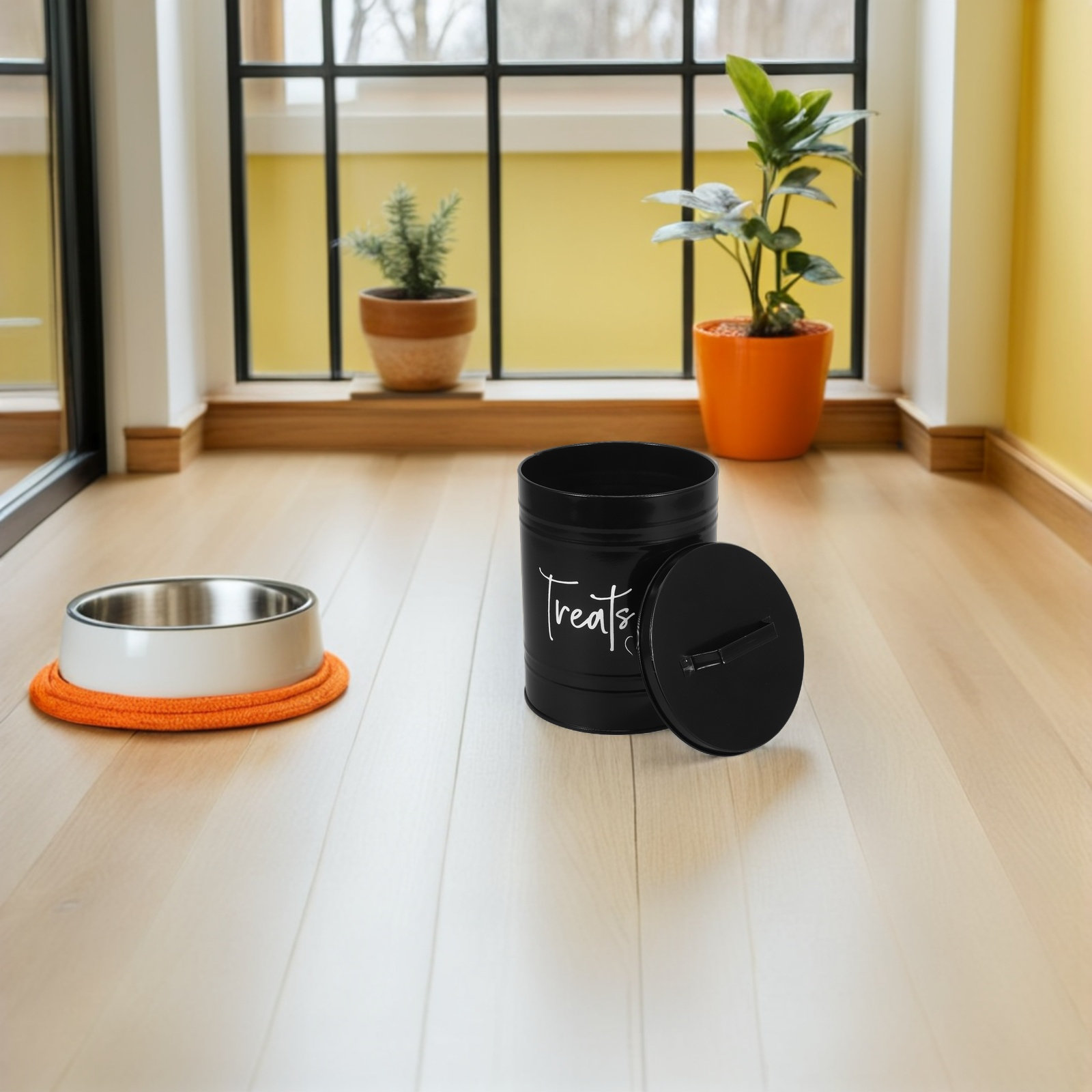 金属製ドッグフード保存容器 密閉型ペットおやつビン スナック - Food Storage Dog のレビューと価格