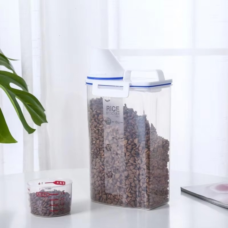 ホットセール！エコフレンドリーなプラスチック製ペットフード収 - Food Storage Dog のレビューと価格