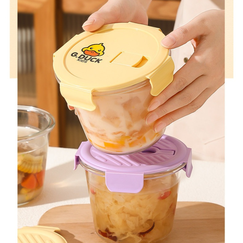 電子レンジ対応ガラス製食品保存容器セット、オートミールやフル - Food Storage Glass Set のレビューと価格