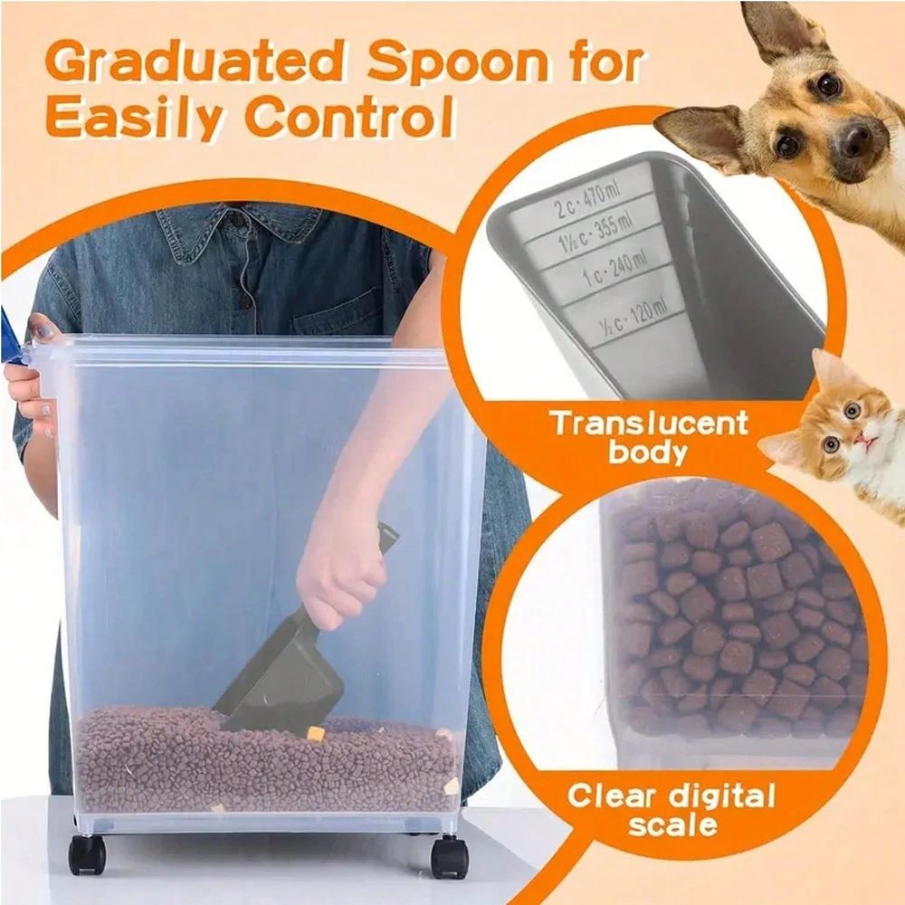 食品保存容器、30ポンドと11ポンドのコンボ、猫用フード保存 - Food Storage Dog のレビューと価格