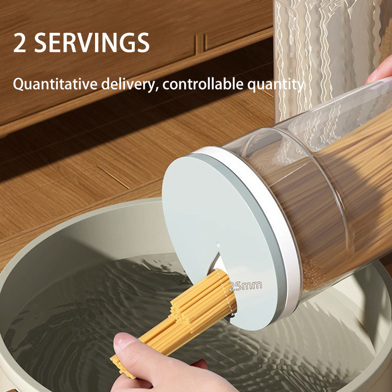 食品グレードプラスチック製麺収納缶 密閉キッチン食品容器 定 - Food Storage In Pantry のレビューと価格