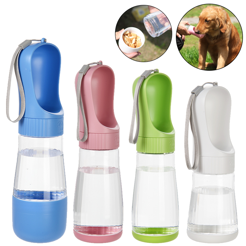 携帯用犬用ウォーターボトルとフードコンテナ付きトラベル2in - Portion Control Container のレビューと価格