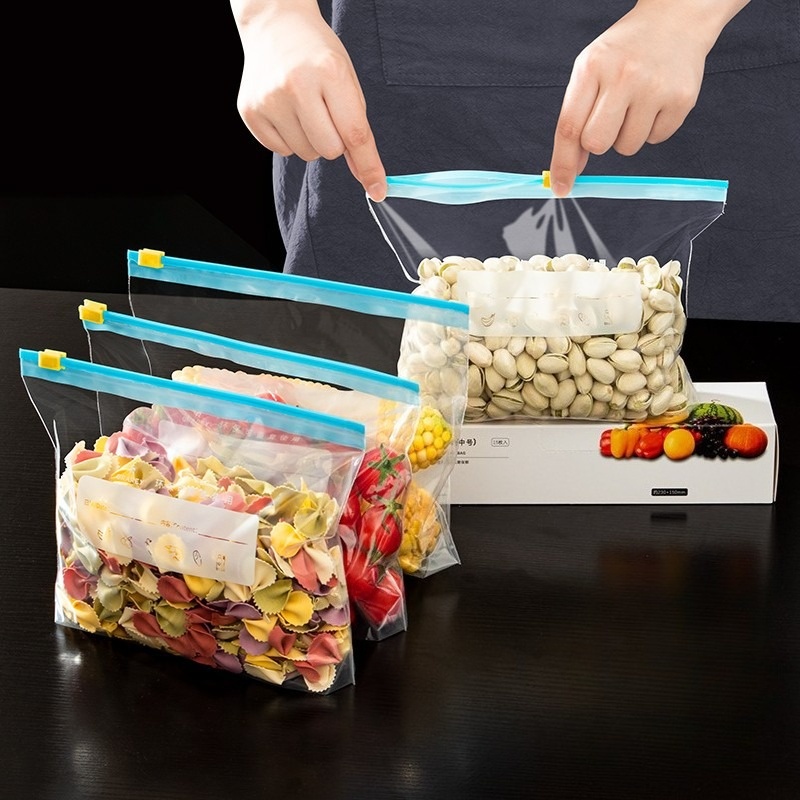 ジップロック食品保存袋、冷蔵庫用厚手の冷凍庫袋、電子レンジ対 - Lock And Lock Food Storage のレビューと価格