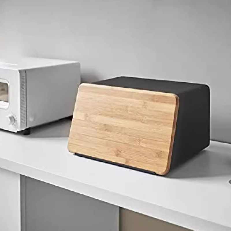 キッチン収納用竹製ブレッドボックス、スナック整理用気密食品容 - Food Storage In Pantry のレビューと価格