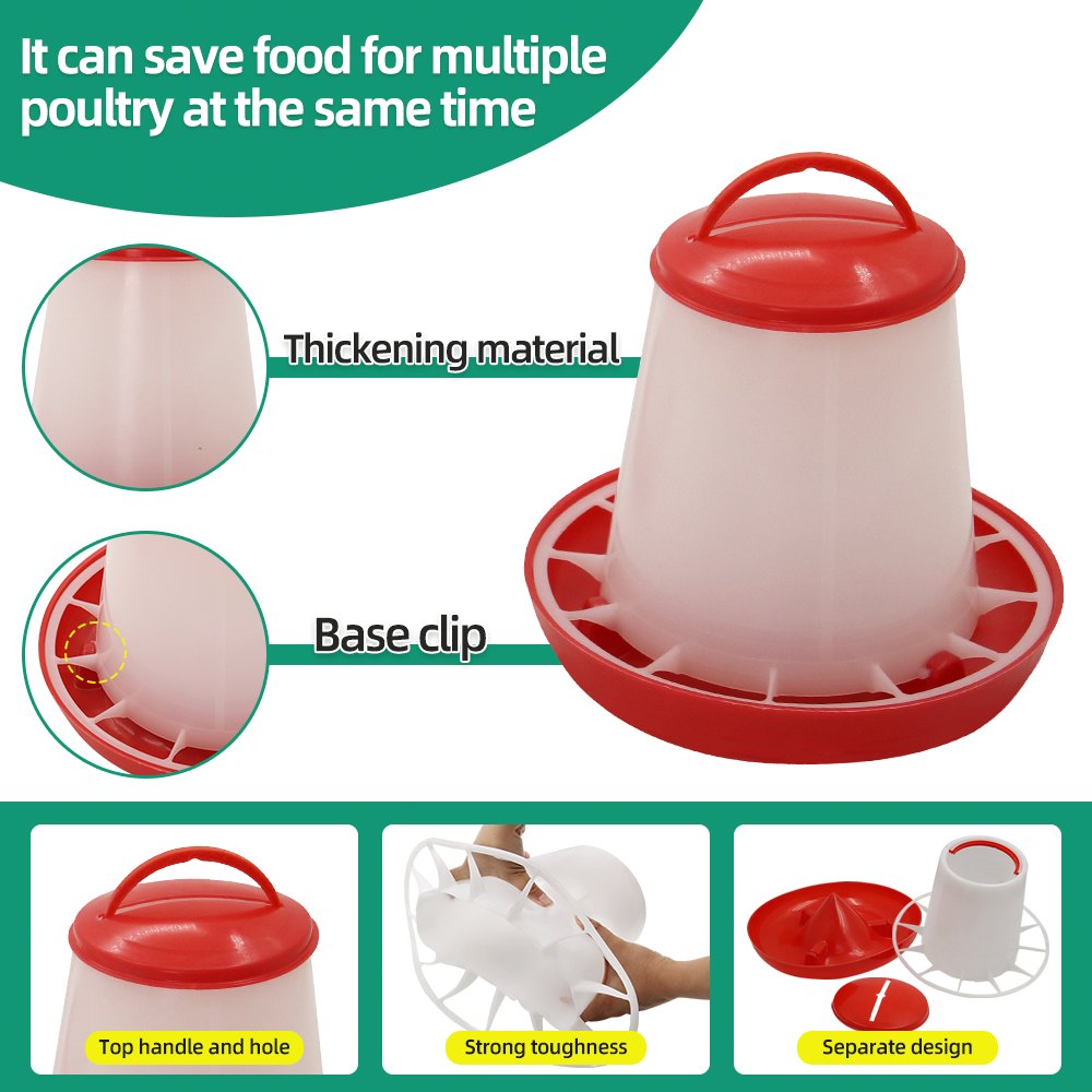 1.5 キロ 1.5L 家禽フィーダーと給水器水食品ディスペ - Portion Control Container のレビューと価格