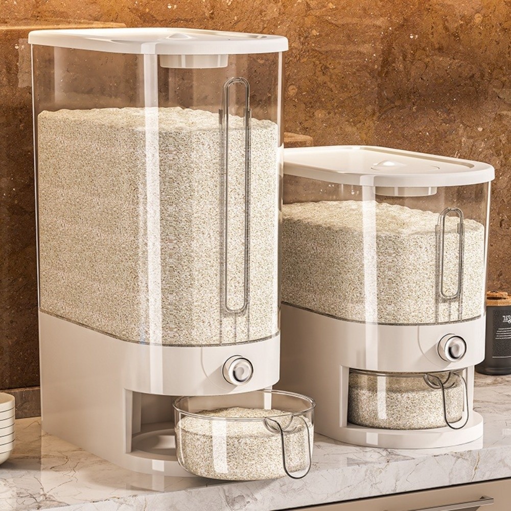 新登場の高品質密閉型防虫米保存容器 5/10KG 防湿米密封 - Portion Control Container のレビューと価格