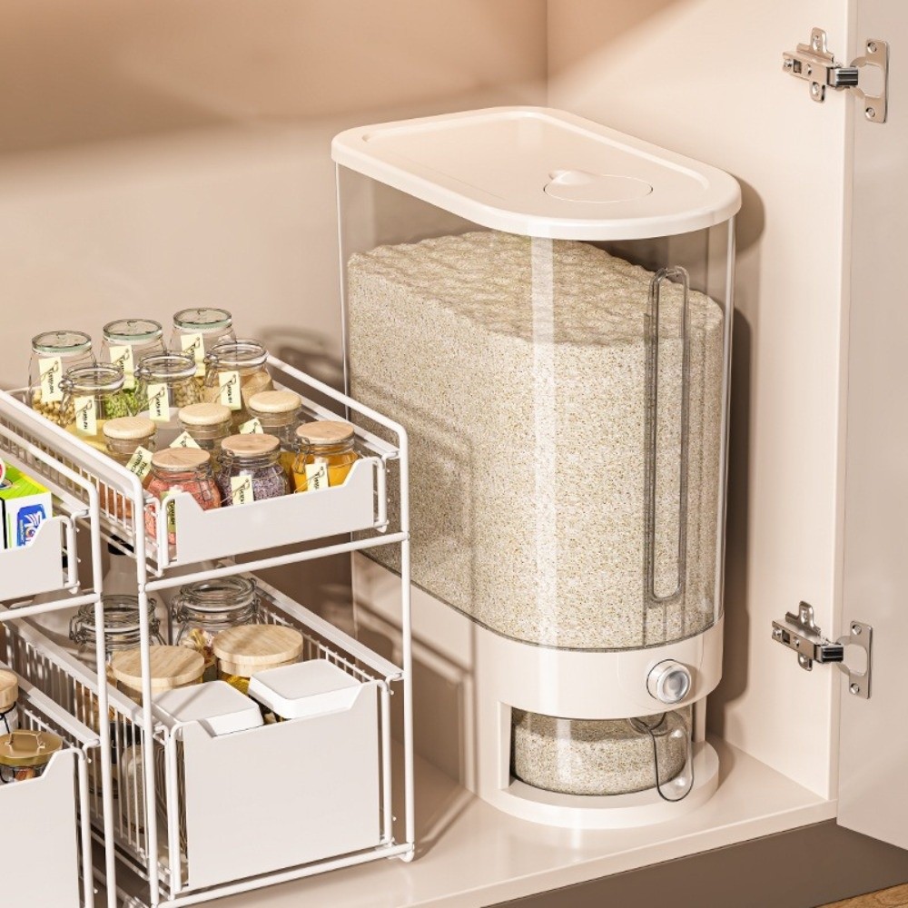 新登場の高品質密閉型防虫米保存容器 5/10KG 防湿米密封 - Portion Control Container のレビューと価格