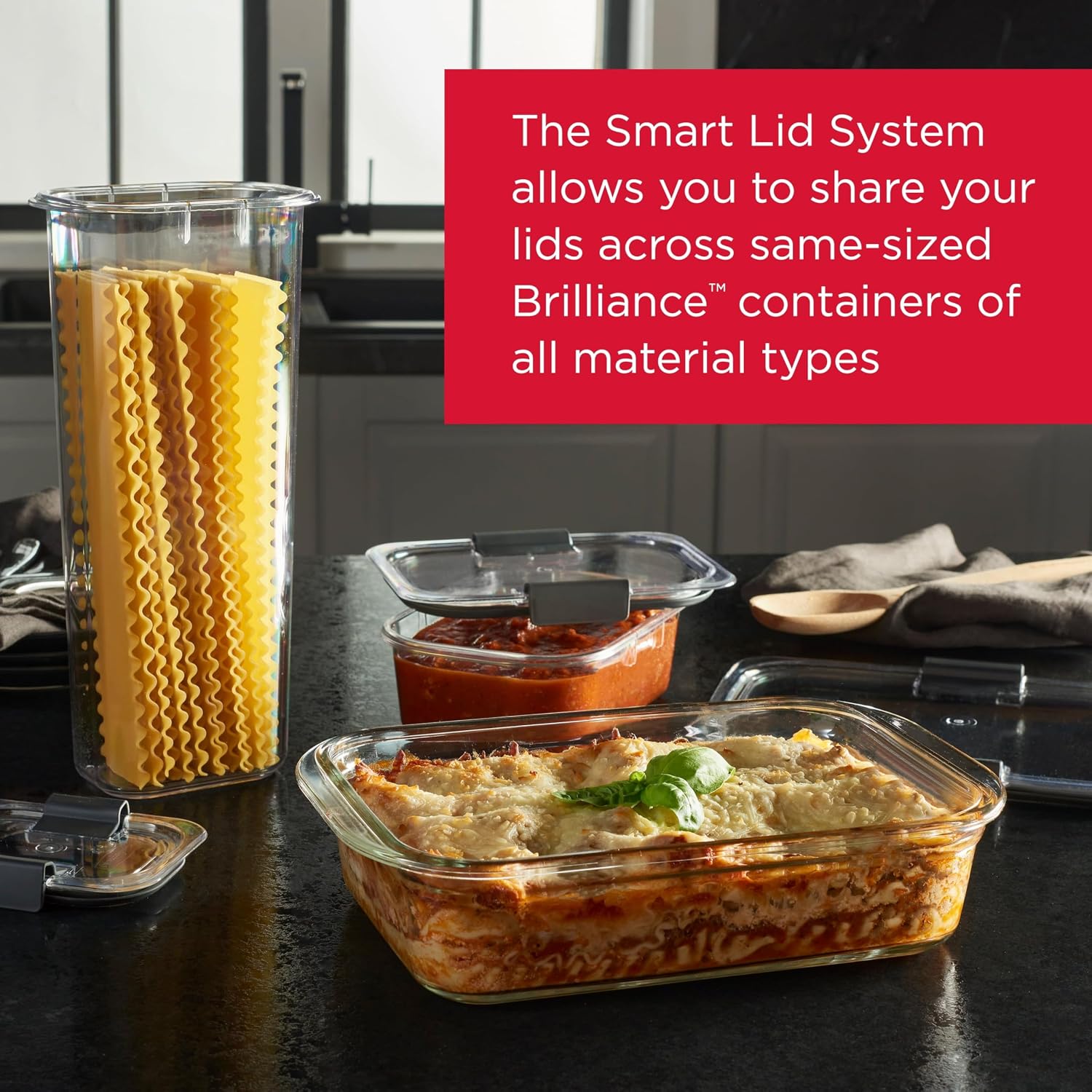 ブリリアンス ガラス製食品保存容器、3.2カップ、4個セット - Food Storage Glass Set のレビューと価格