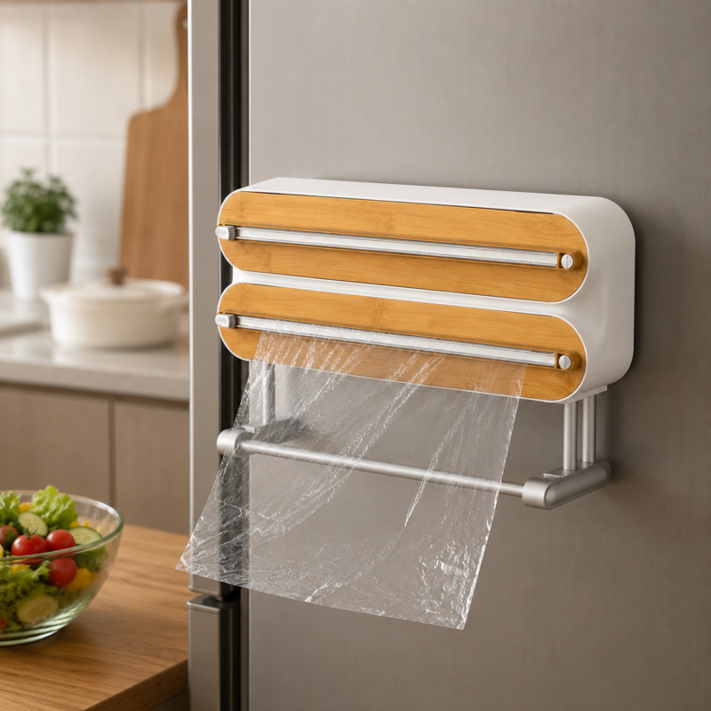 磁気フードラップカッターディスペンサー クリングフィルムホル - Portion Control Container のレビューと価格