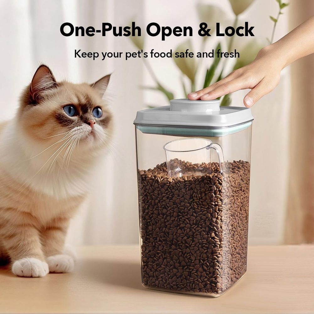 130ml スコップ付き – 4L/4.2qt 気密ドッグフ - Food Storage Dog のレビューと価格