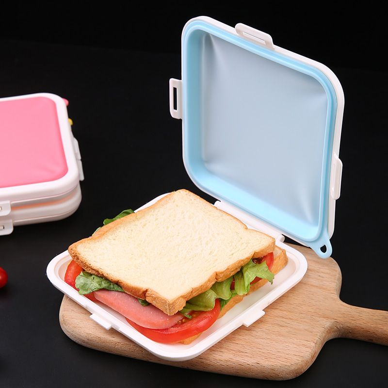 1個入りポータブルサンドイッチクリスパートースト収納ボックス - Food Storage Reusable Bags のレビューと価格