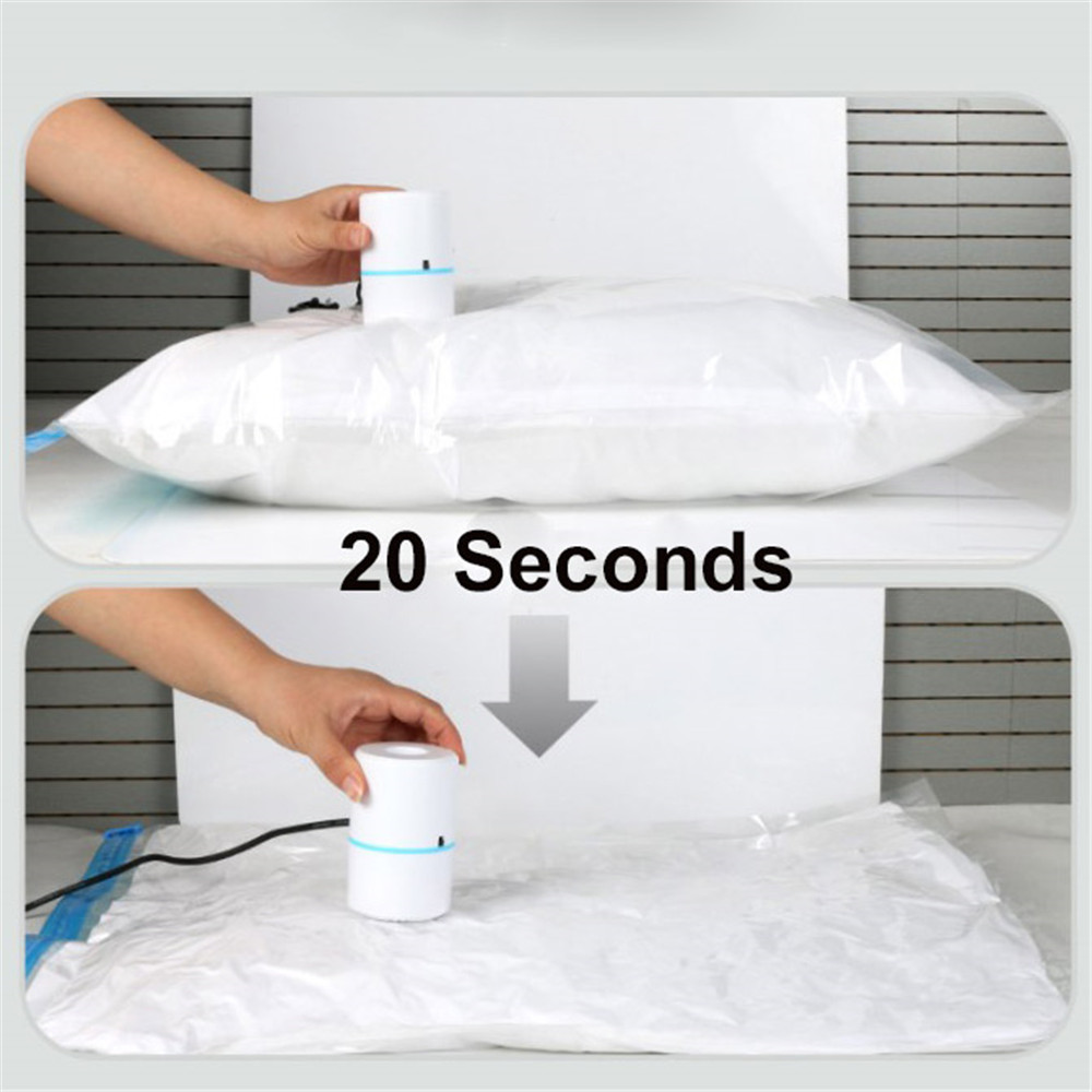 圧縮バッグ電動ポンプ旅行用真空バッグポンプミニ真空シーラーマ - Food Storage Vacuum Pump のレビューと価格