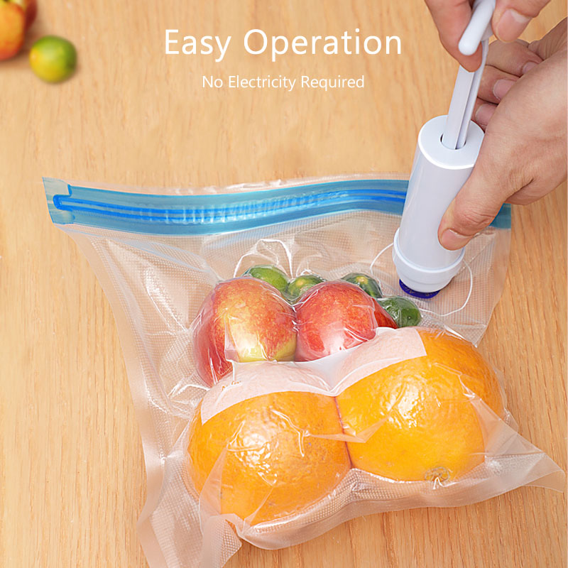 真空食品保存用の再利用可能な手動ポンプ,家庭用,ガジェット, - Food Storage Vacuum Pump のレビューと価格