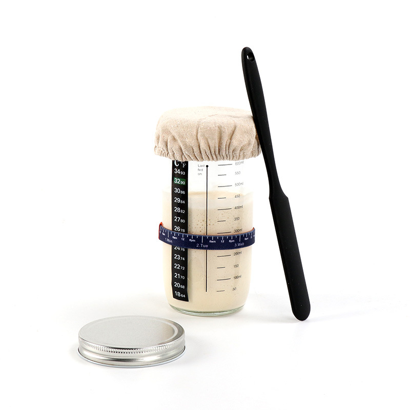 食品保存瓶キット サワー種酵母容器 サワー種発酵瓶 キッチン - Food Storage Glass Set のレビューと価格