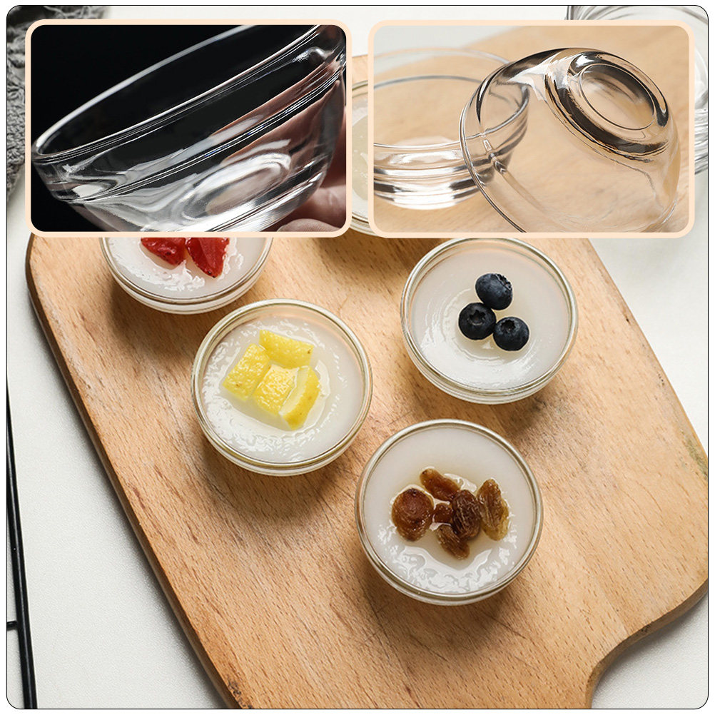 12個入り 安全な非プラスチック製ボウル 透明な食品サービン - Food Storage Safe のレビューと価格