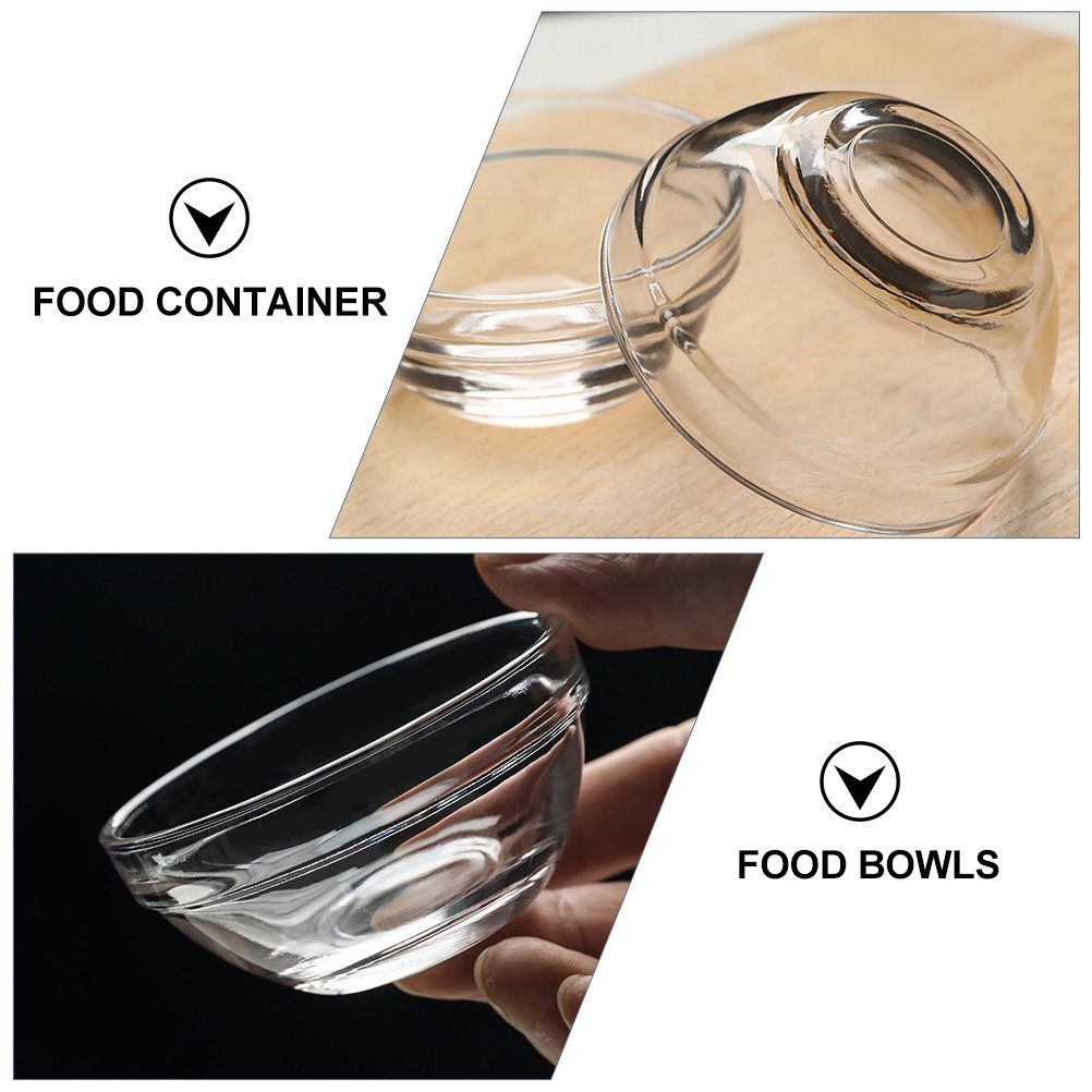 12個入り 安全な非プラスチック製ボウル 透明な食品サービン - Food Storage Safe のレビューと価格