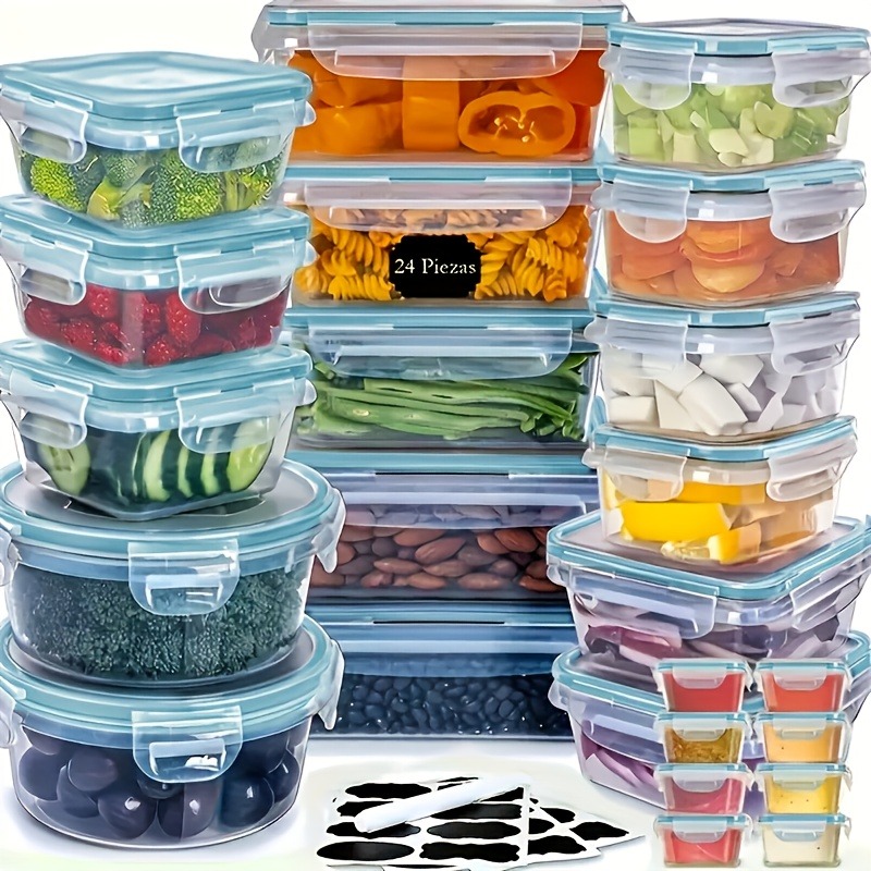 48個入り BPAフリー食品保存容器セット – キッチン、パ - Food Storage In Pantry のレビューと価格
