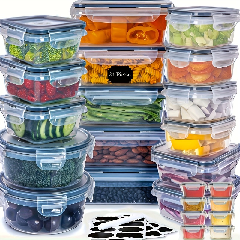 48個入り BPAフリー食品保存容器セット – キッチン、パ - Food Storage In Pantry のレビューと価格